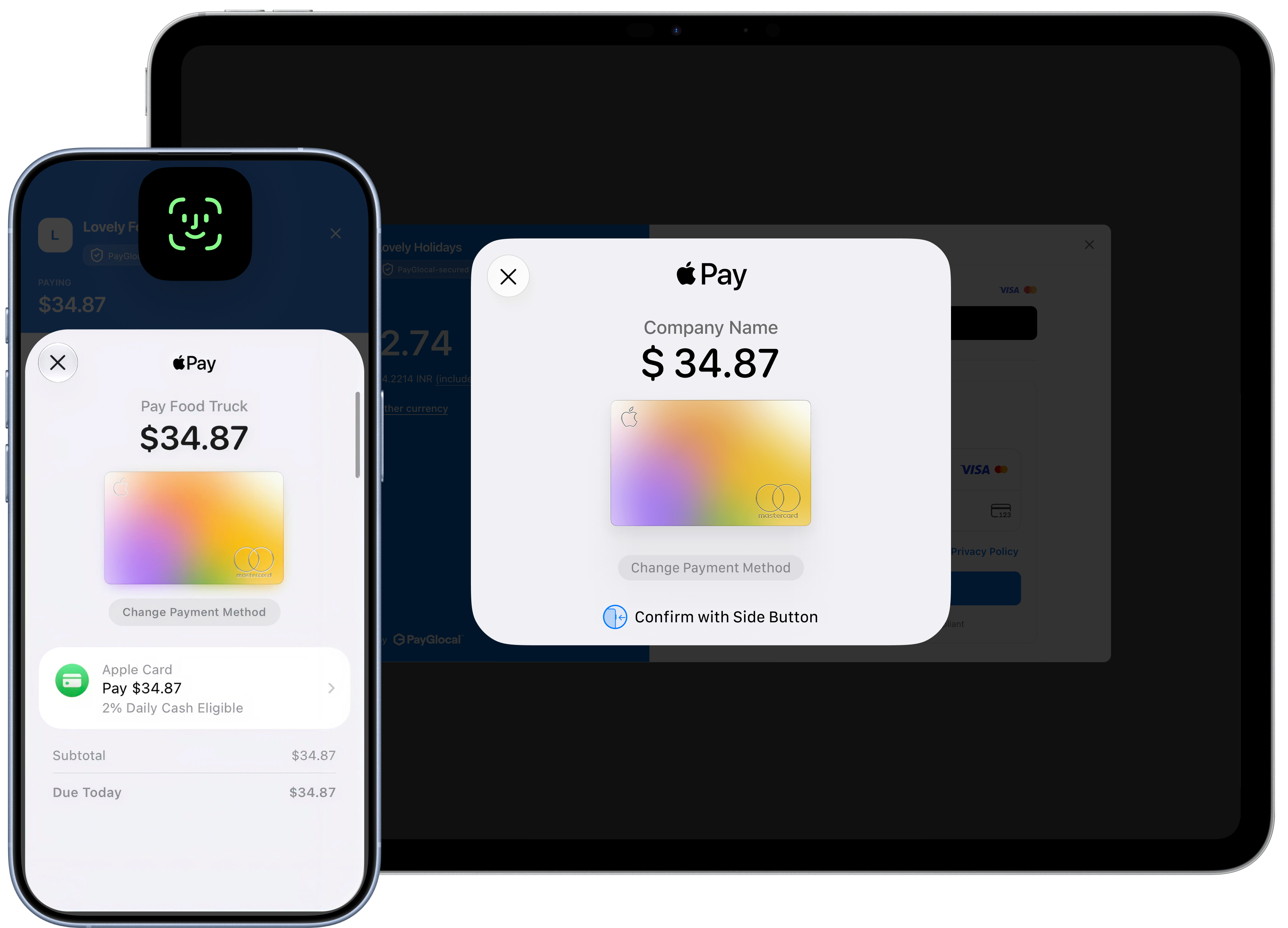 Apple Pay checkout on iPhone and iPad