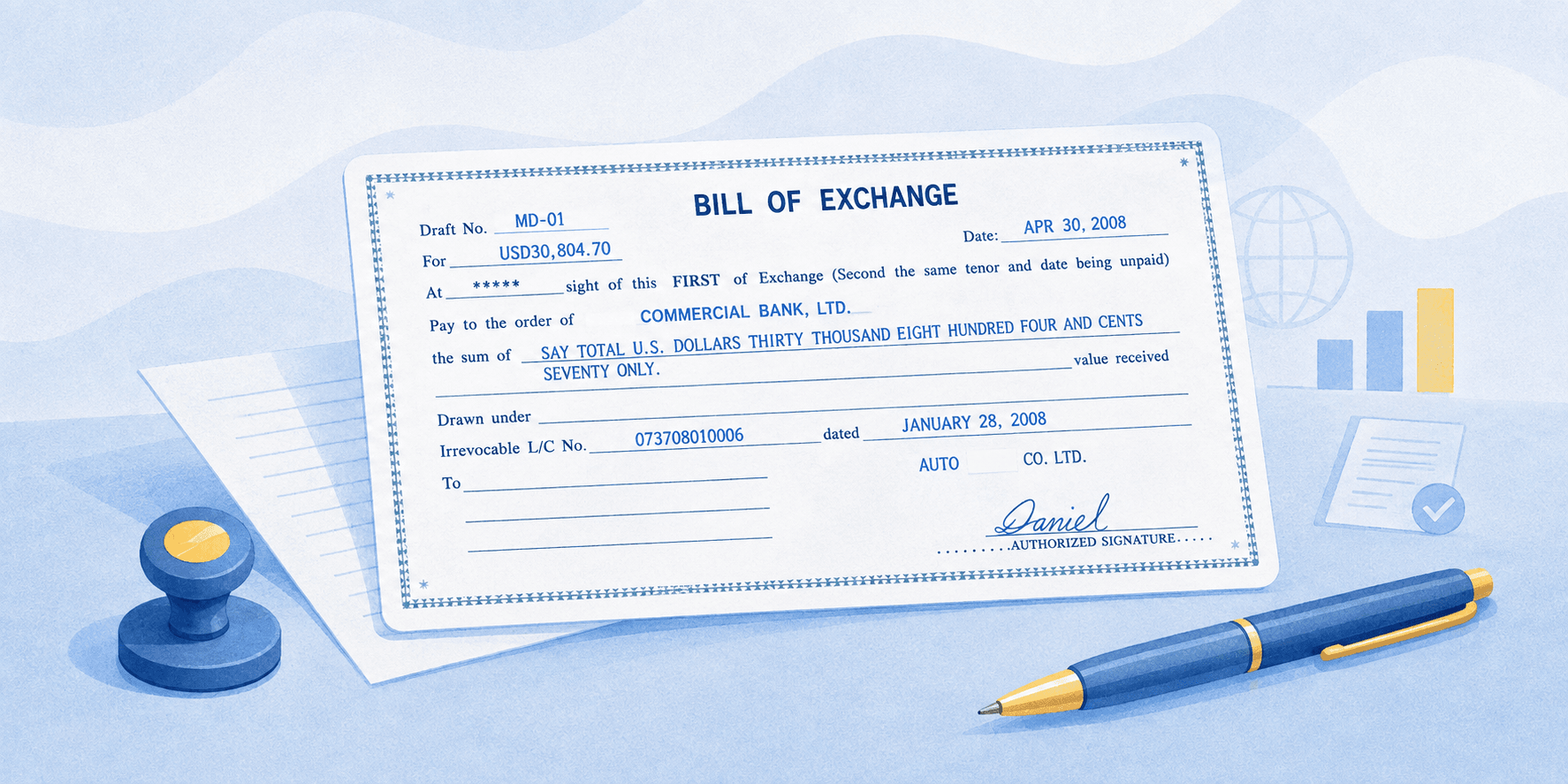 Bill Of Exchange Format And Types (With Top 9 Templates)