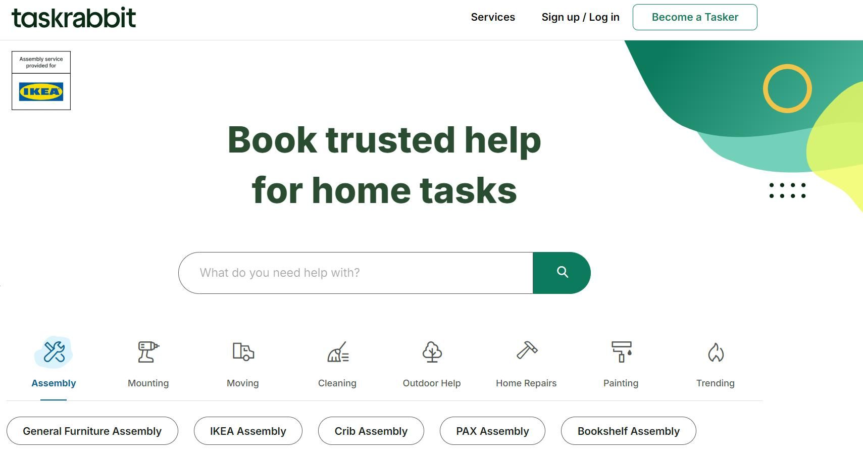 Taskrabbit a freelancer site as suggested by PayGlocal