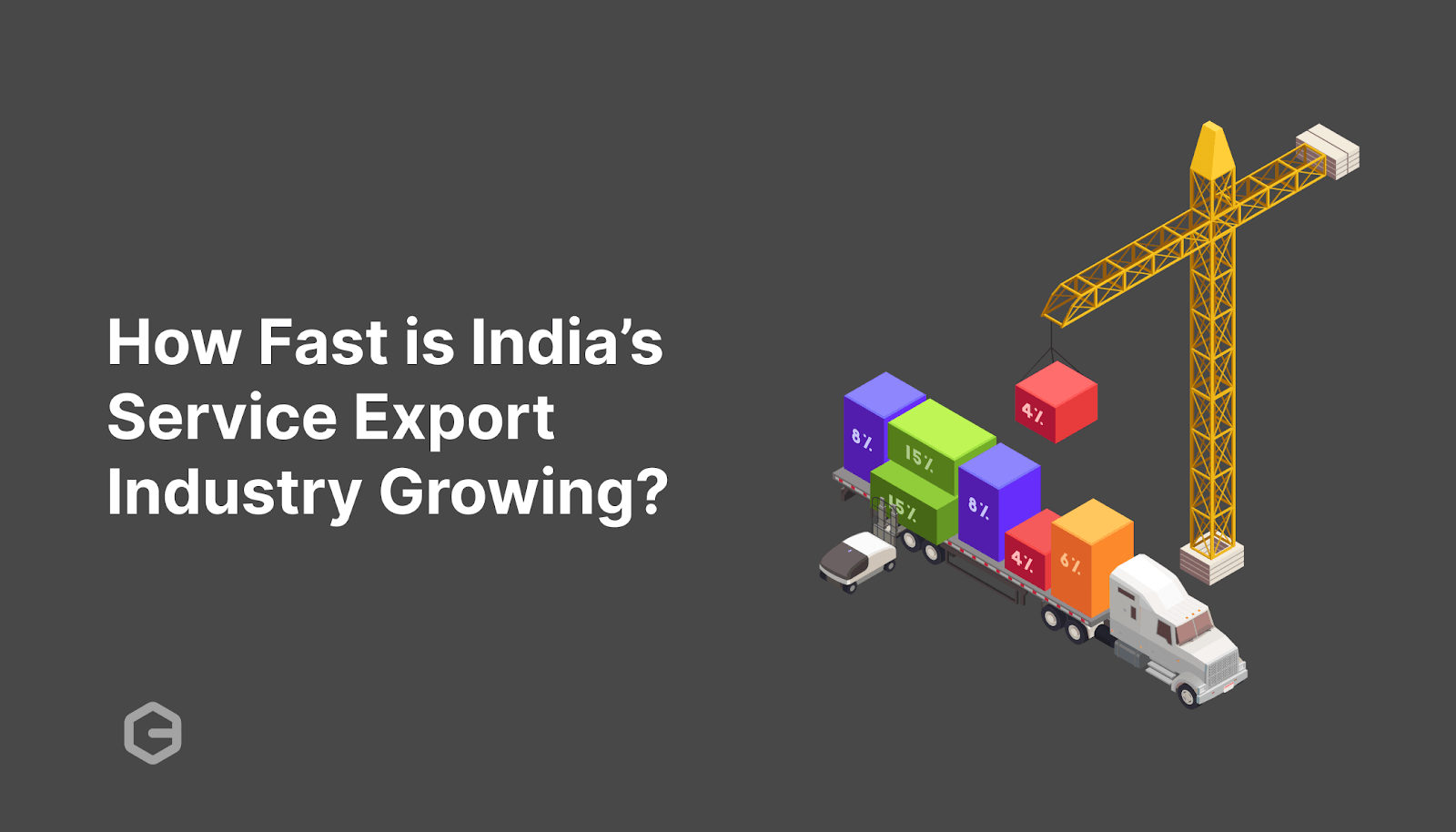 How fast is India’s service export industry growing?